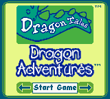 Dragon Tales - Dragon Adventures Title Screen